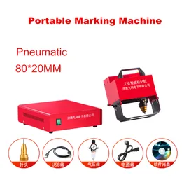 Przenośny kontroler ekranu dotykowego tablica znamionowa metalowa maszyna do oznaczania elektryczności pneumatycznej 80x20 mm z kompilacji w komputerze