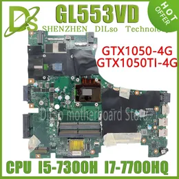 Płyta główna GL553VD na płytę główną dla ASUS GL553VE GL553V FX53V ZX53V Laptopa płyta główna I77700HQ I57300HQ GTX1050 GTX1050TI RGBKB 100% test testowy