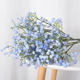 Flores decorativas de plástico macio buquês de flores artificiais para decoração de casamento. Objeto