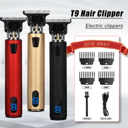 Hair Trimmer All Metal Vintage T9 Machine Women's Hair Clipper Hairdresser Professional Haircut Machine 0 Mm Nose and Ear Trimmer Finish Man 230526