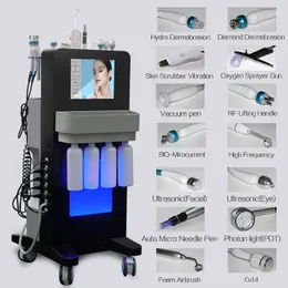 14 in 1 Mikrodermabrasion Hydra Facial Auqa Wasser Tiefenreinigung RF Facelift Hautpflege Gesicht Spa Maschine Straffung Schönheitssalonausrüstung