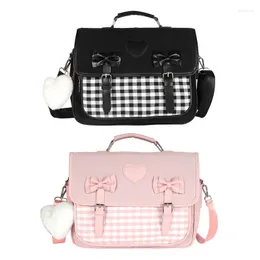 Mochilas escolares Preppy Mochila Mujer Estilo japonés JK Bolso de hombro Niñas Lolita L5YB