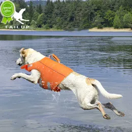 Ny husdjurshund Life Jacket Safety Clothes Life Vest Swimming Clothes Badkläder för liten Big Dog Husky French Bulldog hundtillbehör