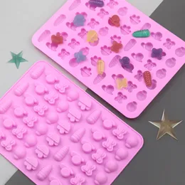 50 Cavity Insect Silicone Mold DIY Snail Chocolate Cake Pudding Soft Candy Birthday Childrens Day Party Baking Tools