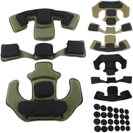 Cykelhjälmar passar Team Wendy Hjälm Pads Padding Kit Memory Foam Carpet för ACH WICH Wendy Tactical Helmet Accessories 230526