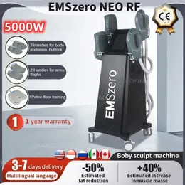 HEISSES Neues im DLS-EMSlim Hi-Emt Neo EMSZERO-Gerät 14 Tesla 5000 W 4 Griffe elektromagnetischer HF-Gebäude-Muskelstimulator Fabrik-Direktverkauf CE-Zertifizierung