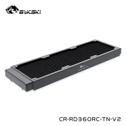 Kylning Bysski 360mm vattenkylning av koppar tunn radiator PC -dekoration Vätskekylfläns för 12 cm fläkt cirka 30 mm CRRD360RCTNV2