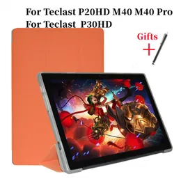 Case Ultra Thin Three Fold Stand Case For Teclast P20HD M40 Pro 10.1inch Tablet Soft TPU Drop Resistance Cover For P30HD Tablet