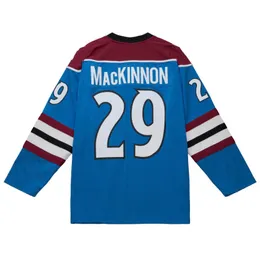 Nathan Mackinnon genaaid Hockey Jersey Mitchell Ness 2013-14 Men Women Youth S-3XL retro jerseys