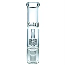 8.8-inch straight tube atomization bubbler accessory with a tire filter and 18mm internal threaded joint
