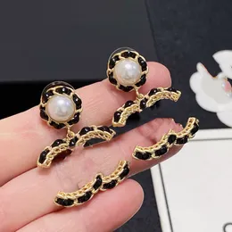 stud earrings top quality woman Luxury designer earring double letter ccity jewelry women Wedding Gifts 67