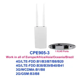 Routers 4G LTE Wireless AP Wifi Router Hotspots CAT4 Outdoor LAN WAN SMA Antenna SIM Card Slot Unlock Modem Cpe Broadband