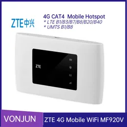 Routrar låst upp ZTE MF920U MF920V Mobil WiFi 4G SIM -kortrouter Portable Hotspot