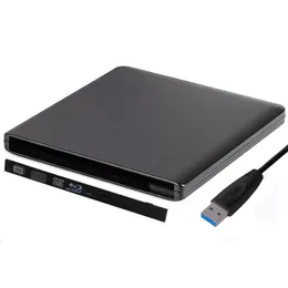 슬림 하드 플라스틱 USB 3.0 SATA 9.0/9.5mm 외부 DVD 인클로저 CDROM 랩톱 CD/DVD 블루 레이 광학 드라이브 도매 케이스