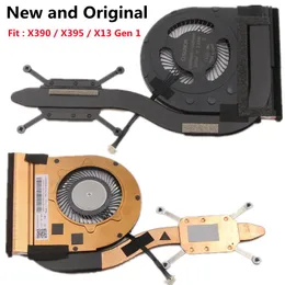 Pads Novo ventilador de resfriamento de resfriamento da CPU original Cooler para Lenovo ThinkPad X390 X13 Gen 1 X395 Laptop 5H40W36667 02DL970 01AW748