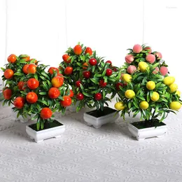 Decorative Flowers Artificial Plants Potted Fake Party And Garden Decoration Living Rooms Balconies Home