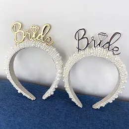 Bride to be Stirnband Mädchen Nacht Bachelorette Junggesellinnenabschied Brautparty Boho Strand Hochzeit Verlobung Dekoration Flitterwochen Geschenk