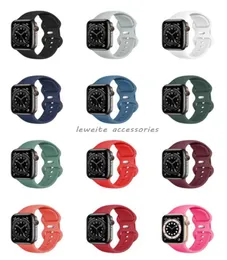 Soft Silicone Waterproof Strap for Apple Watch Band 38mm 40mm 41mm 42mm 44mm 45mm 49mm Sport Bands Compatible with iWatch Series U9578196