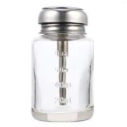 Nagelgel 100 ml flaskor reselotion container press dispenser pump tvål tomt glas