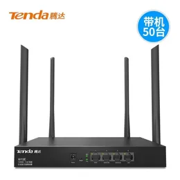 Routers Tenda W15E AC1200 DualBand Wireless ENTERPRISE Router Wifi Repeater with 4*6dBi High Gain Antennas Wider Coverage Easy Setup