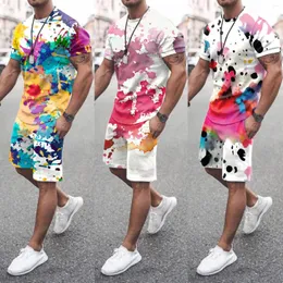 Ethnic Clothing Men Summer Outfit Beach Short Sleeve Printed Shirt Suit Pants With Pockets Homecoming Outfits For Teen Boys