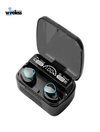 M10 TWS Bluetooth Earphone Wireless Headphones Stereo Sport Earphones Touch Waterproof Gaming headset f9 earbuds 2000mAh LED Displ5057239