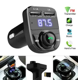 FM Transmitter Aux Modulator Wireless Bluetooth Hands Car Kit Car Audio MP3 Player with 31A Quick Charge Dual USB Car Charger7471763