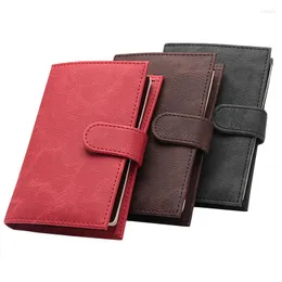 Card Holders Vintage Business Travel Passport Cover PU Leather Women Men ID Bank Holder Multi-Function Wallet Document Case