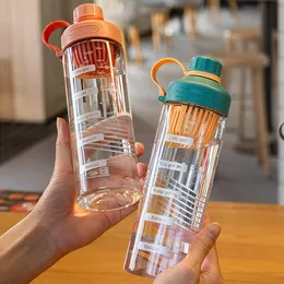 550 ml tragbare Plastikwasserflasche zum Trinken von Teetassen Outdoor-Sport Campingbedarf Kaffee Küchengeräte P230530