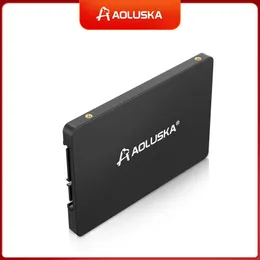 드라이브 10pcs aoluska SSD 하드 드라이브 120GB 128GB 128GB 512GB 480GB SSD 1TB 240GB 500GB 256GB 내부 노트북 및 PC 솔리드 스테이트 드라이브