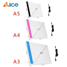 Tablets A3/A4/A5 Three Level Dimmable Led Light Pad Drawing Board Pad Tracing Light Box Eye Protection Easier for Diamond Painting