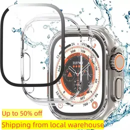 Voor Apple Watch Ultra 8 -serie 49 mm 45 mm 1,99 inch scherm Gemengde kleur Silicagel Fashion Watch Case met multifunctionele slimme horloges