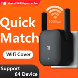 Routers Xiaomi WiFi repetidor Pro Mijia amplificador 300M red expansor potencia extensor Roteador 2 antena Mi inalámbrico WiFi Amplificador