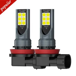 New 2Pcs H8 H11 LED Bulb H16 JP 9005 HB3 9006 HB4 Led Lamp Super Bright Car Fog Lights Day Driving Running Light 12V 6000K White