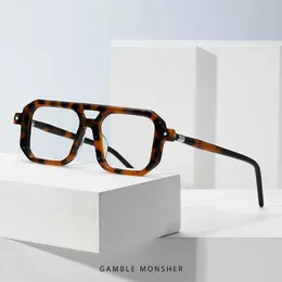 Designer Kuboraum Top Sun occhiali da sole Tedesco Street Photo a doppia fase pilota Frame di occhiale per occhiali P8 Personalità Myopia occhiali con scatola