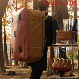 収納バッグ120L屋外キャンプバッグスーパーキャパシティテントキャノピー調理器具ピクニック防水ハンドバッグショルダーオーガナイザー