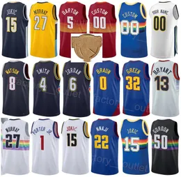 Basketball 2023 Finals Printed Bruce Brown Jersey 11 Kentavious Caldwell-Pope 5 Jamal Murray 27 Michael Porter Jr 1 Aaron Gordon 50 Statement Sport Shirt Man Woman