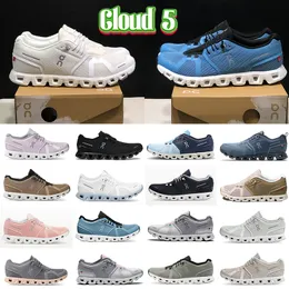 على Running Shoes Cloud 5 Federer Designer Mens Sneakers تمرين عبر التدريب حذاء All Black White Niagara Blue Cushion Men