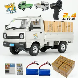 電気RC車のアップグレードWPL D12 2WD RC TOYS AR 1000MAHリチウムバッテリー高性能260モータードリフトギフト230529