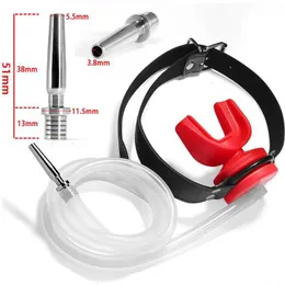 Sex Toy Massager Chastity Catheter Urinal Flow Silicone Mouth Plug Urethral Cock Devices Bondage Fetish Slave Bdsm Adult Games Toys