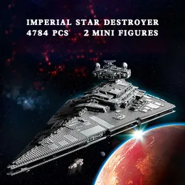 Model Building Kits UCS Imperial Star Destroyer متوافق 75252 كتل الطوب لعبة Super Great Ultimate Great Eltimate Spacecraft Gift 230529