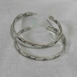 Designer smycken armband halsband ringen orädd ögon hjärta fågel blommor fras kärleksserie armbandnew smycken