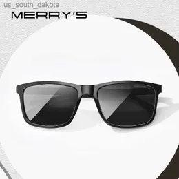 Occhiali da sole MERRYS DESIGN Uomo Occhiali da sole polarizzati Guida maschile Spuare Shades Occhiali da sole classici per uomo UV400 S3003 L230523