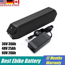 60V Reention Dorado Ebike Batterie Pack Con Samsung 21700 Celle 36V 48V 25Ah 20Ah per 500W 750W 1000W Tubo Interno Batteria 52V