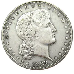EUA 1882 Brincho de escudo Padrões de dólares Silver copy copin