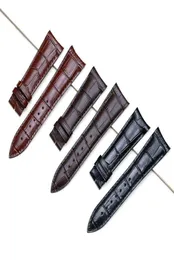 시계 밴드 Sauppo Frederique Constant Band First Layer Leather Pin Buckle 23mm Black and Dark Brown Men Belt6000256에 적합합니다.