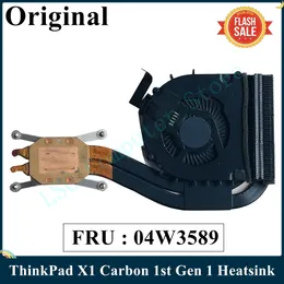 PADS LSC Оригинальный радиатор CPU COLER COLED Охлаждающий вентилятор для Lenovo ThinkPad X1 Carbon 1st Gen 1 MT 34XX 04W3589 0B55975AA Fast Ship