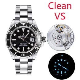 Top Clean vs Designer Automatyczne zegarek luksusowy sport