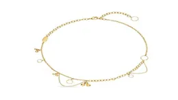 Top Classic Design Bracelet for Woman Flower Element with Chain Tail Adjustable Size Bracelets Fashion Trend Necklace2310728
