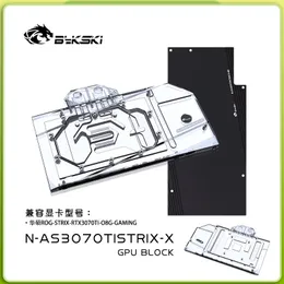 Охлаждение байкски для водного блока для Asus Geforce Rog Strix RTX 3070TI O8G Gaming GPU CARD /Радиатор охлаждения медных